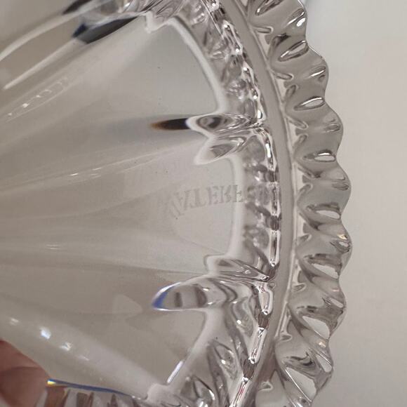 Waterford Heritage Wine Coaster Lead Crystal Holder Dish New in Box #159842 5" - Picture 3 of 8